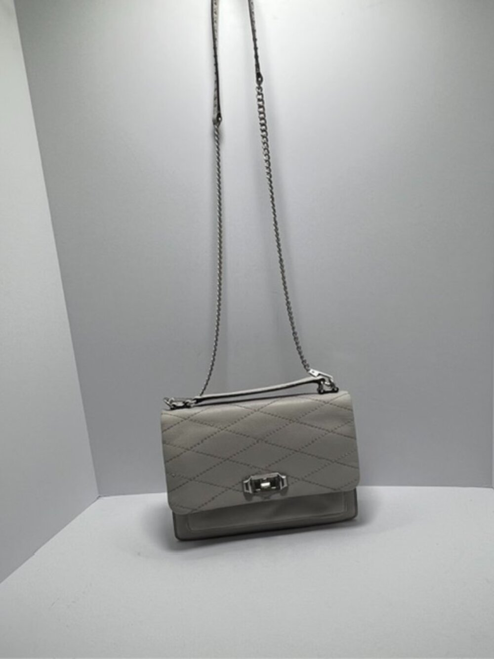 Rebecca Minkoff Medium Je T'aime Convertible Crossbody Bag in Dove Gray